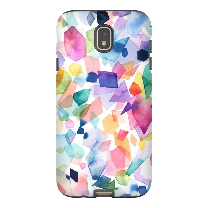 Galaxy J7 StrongFit Colorful Crystals and Gems by Ninola Design
