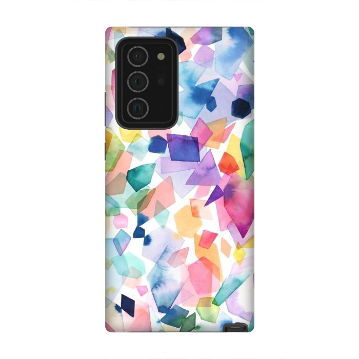 Galaxy Note 20 Ultra StrongFit Colorful Crystals and Gems by Ninola Design