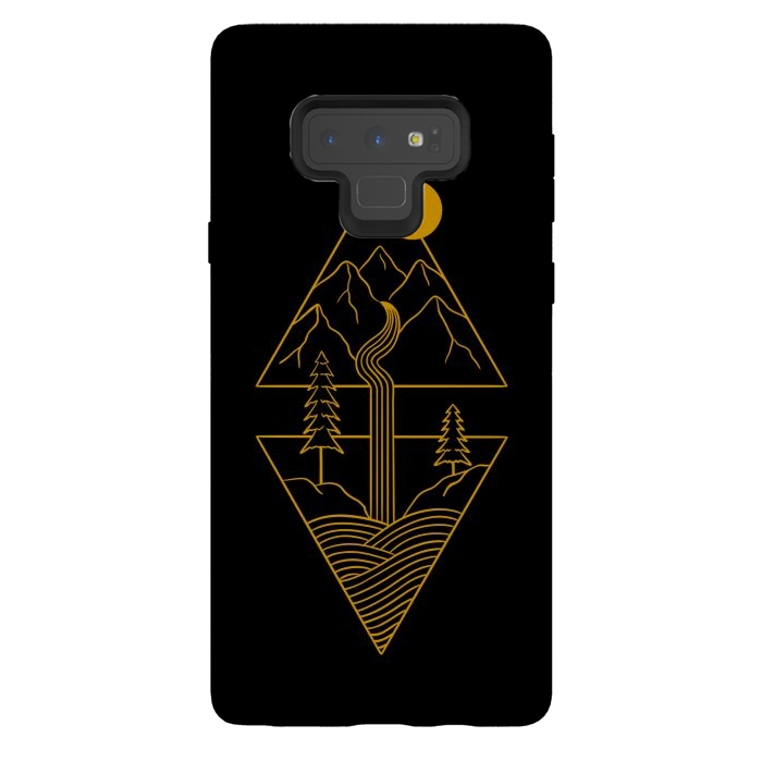 Galaxy Note 9 StrongFit Nature minimal golden by Coffee Man