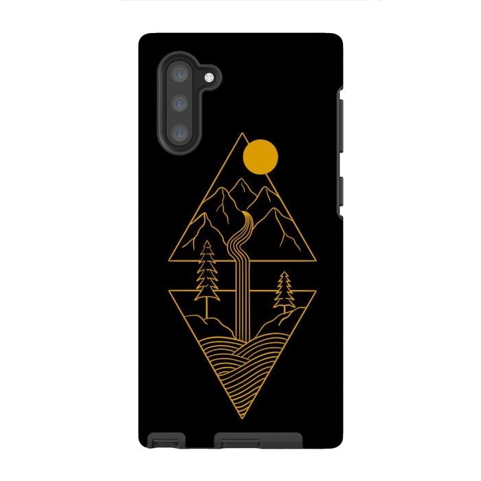 Galaxy Note 10 StrongFit Nature minimal golden by Coffee Man