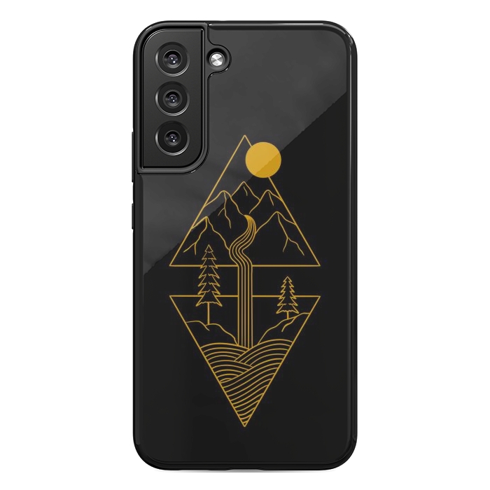 Galaxy S22 plus StrongFit Nature minimal golden by Coffee Man