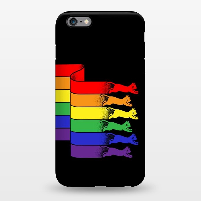 iPhone 6/6s plus StrongFit Cats Rainbow flag by Coffee Man