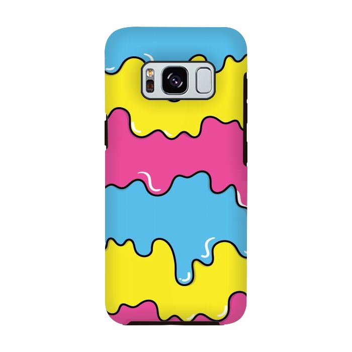 Galaxy S8 StrongFit Melted colors by Coffee Man