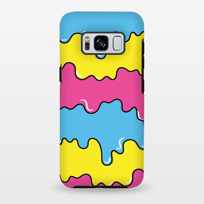 Galaxy S8 plus StrongFit Melted colors by Coffee Man