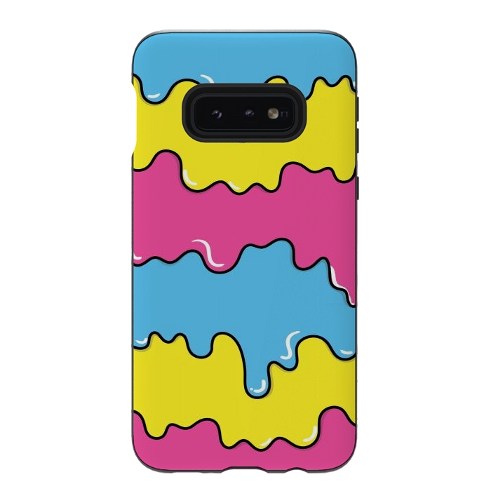 Galaxy S10e StrongFit Melted colors by Coffee Man