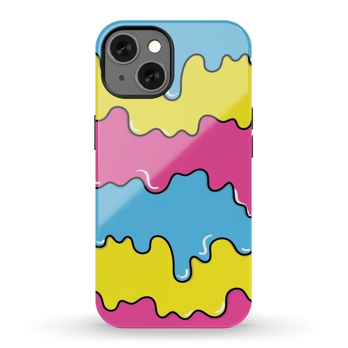 iPhone 13 StrongFit Melted colors by Coffee Man