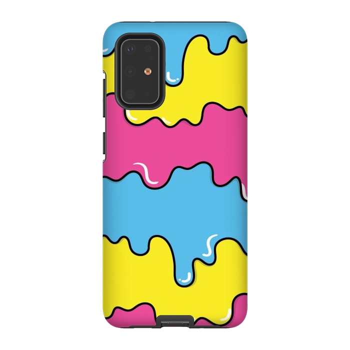 Galaxy S20 Plus StrongFit Melted colors by Coffee Man