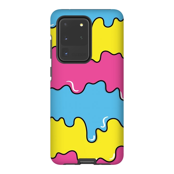 Galaxy S20 Ultra StrongFit Melted colors by Coffee Man