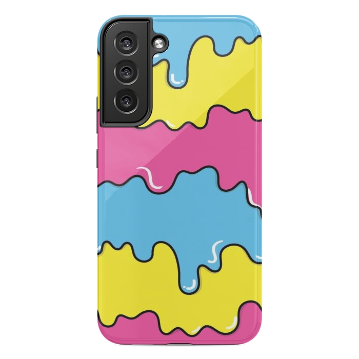 Galaxy S22 plus StrongFit Melted colors by Coffee Man