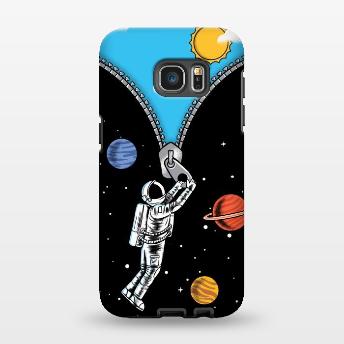 Galaxy S7 EDGE StrongFit Space and sky by Coffee Man