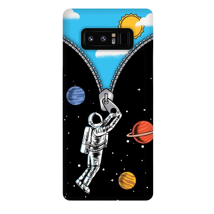 Galaxy Note 8 StrongFit Space and sky by Coffee Man