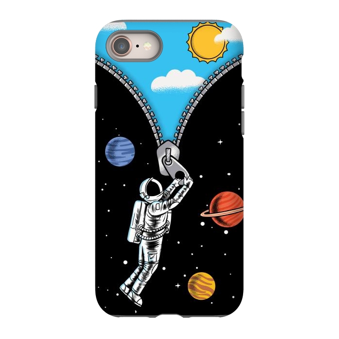 iPhone 8 StrongFit Space and sky by Coffee Man