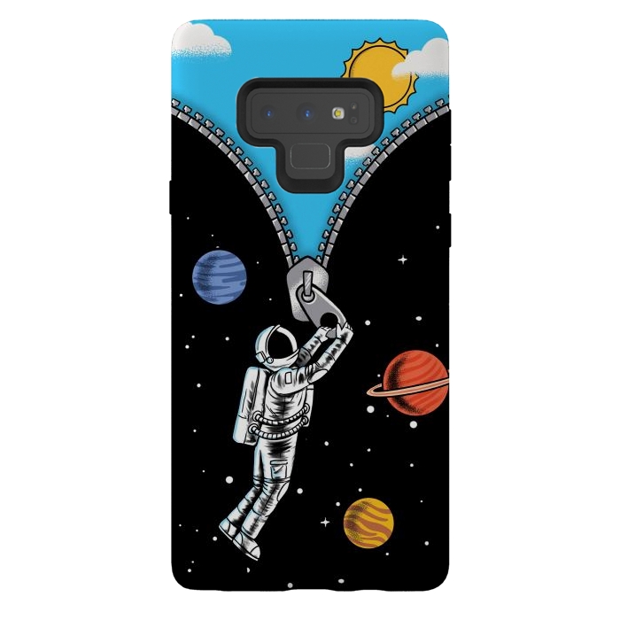 Galaxy Note 9 StrongFit Space and sky by Coffee Man