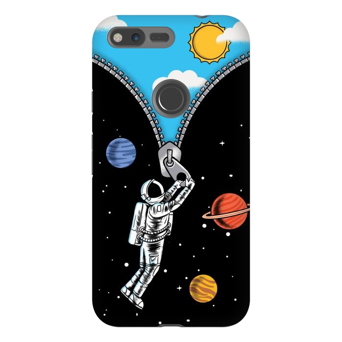 Pixel XL StrongFit Space and sky by Coffee Man