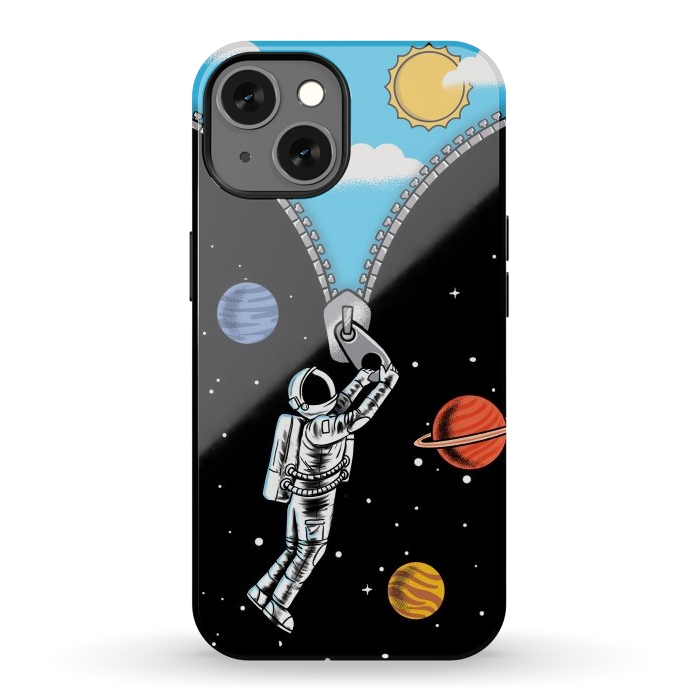 iPhone 13 StrongFit Space and sky by Coffee Man