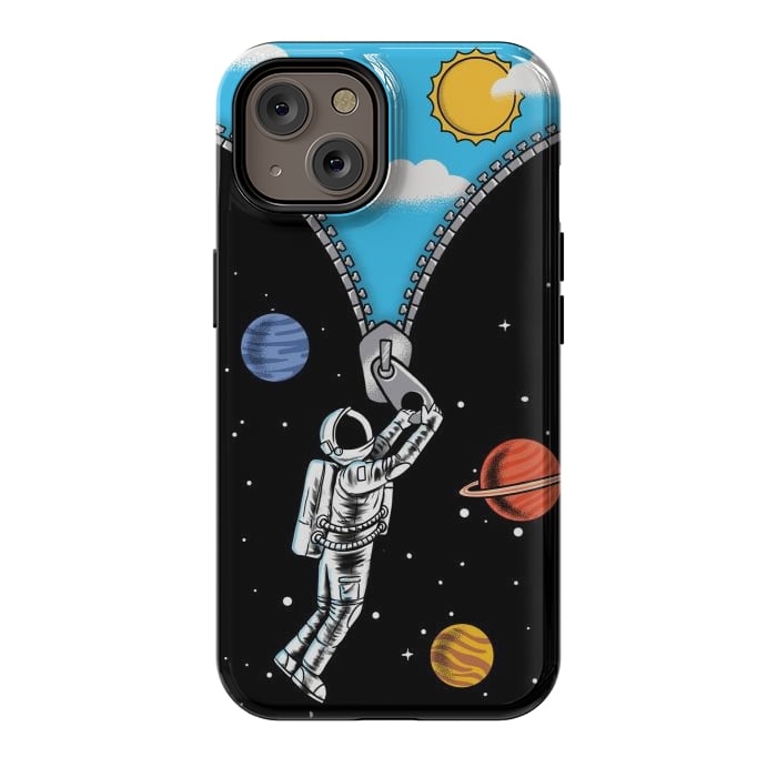 iPhone 14 StrongFit Space and sky by Coffee Man