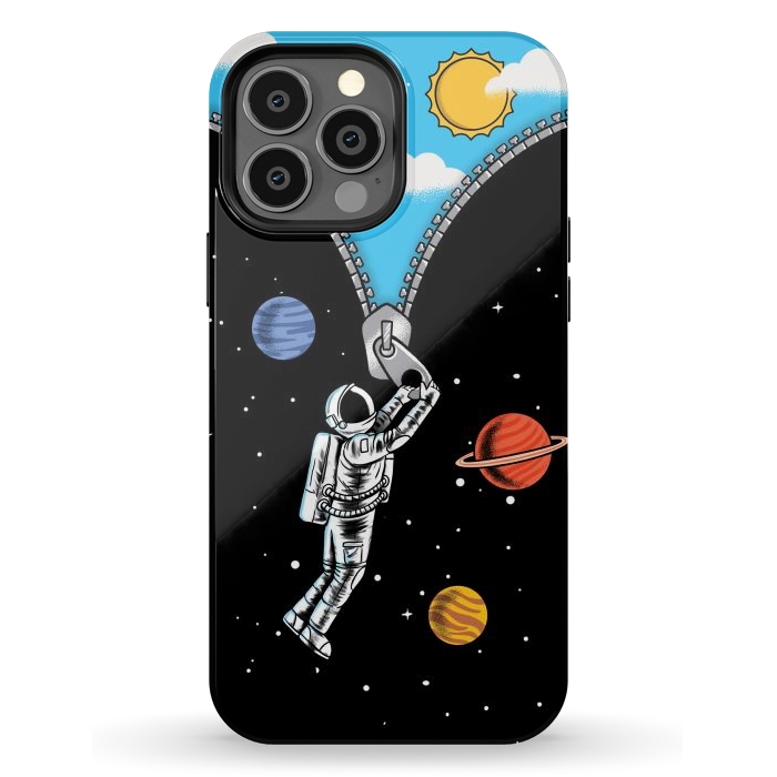 iPhone 13 Pro Max StrongFit Space and sky by Coffee Man