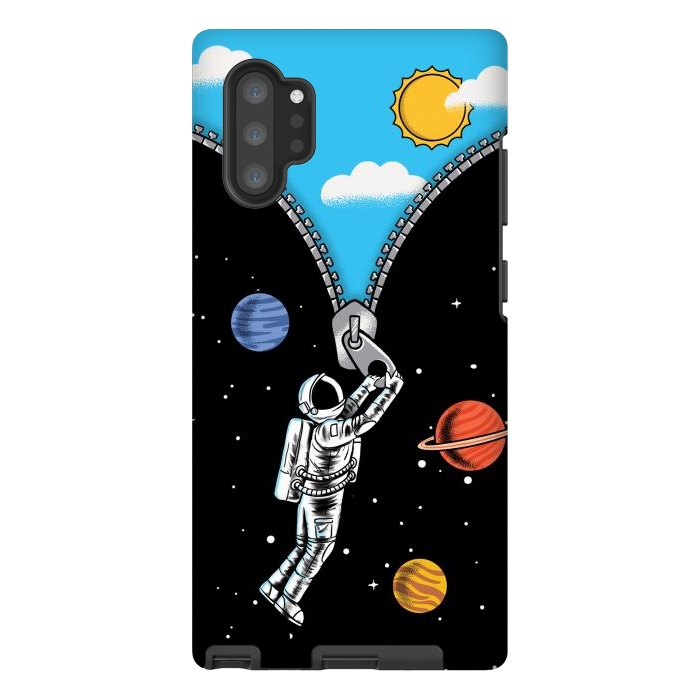 Galaxy Note 10 plus StrongFit Space and sky by Coffee Man