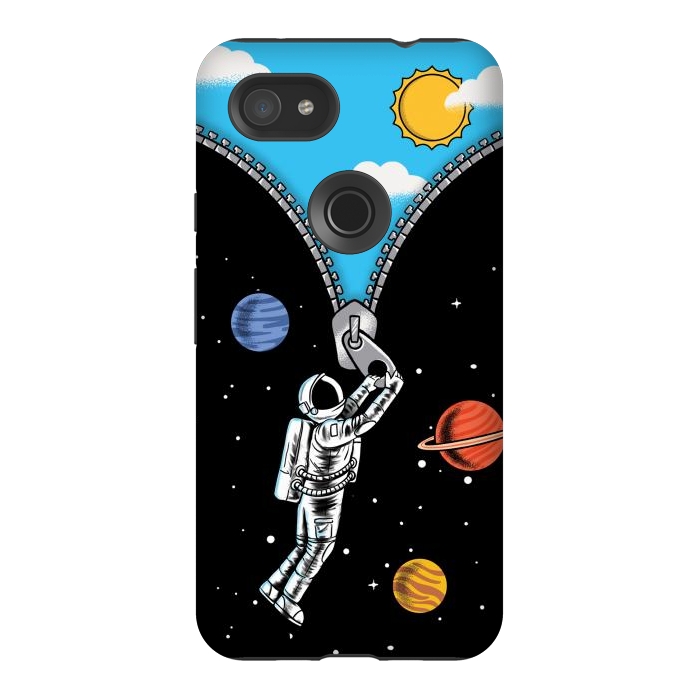 Pixel 3AXL StrongFit Space and sky by Coffee Man