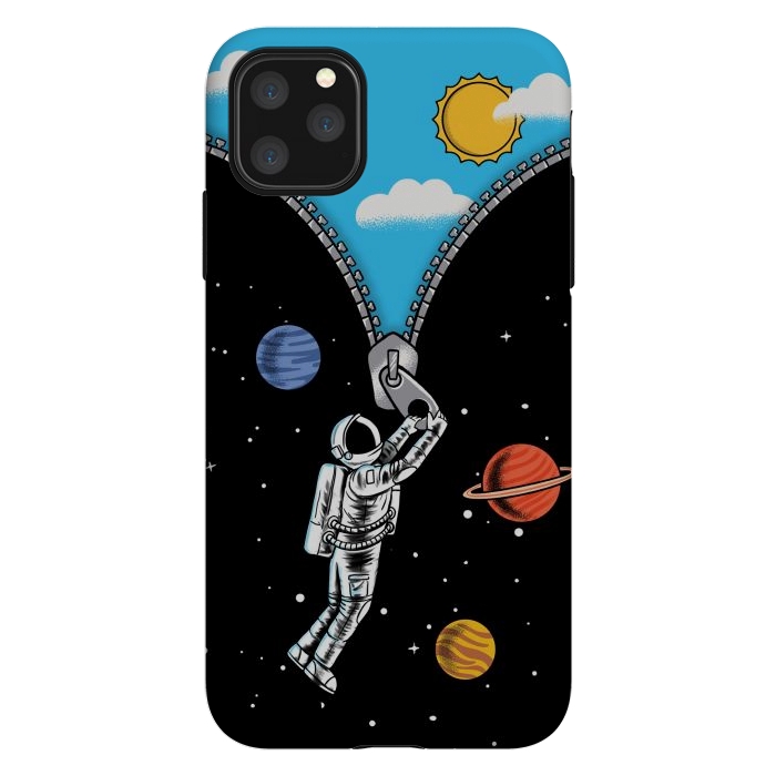 iPhone 11 Pro Max StrongFit Space and sky by Coffee Man