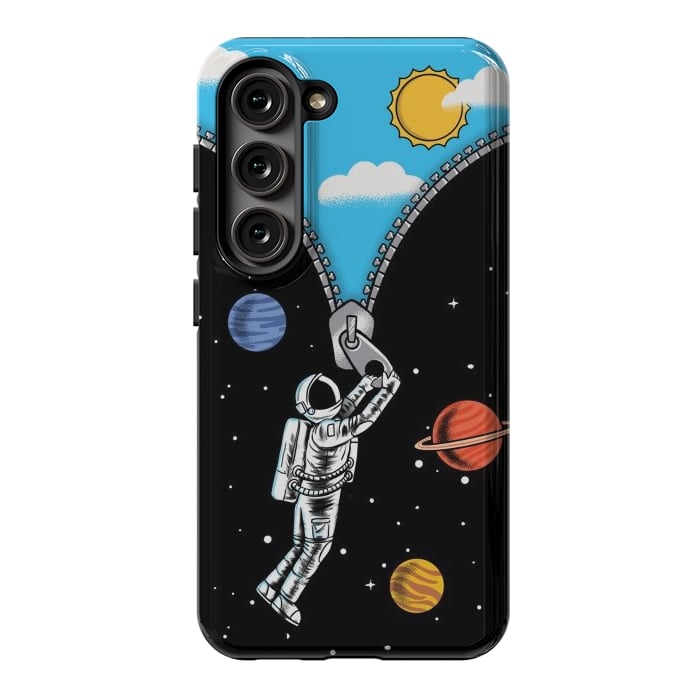 Galaxy S23 StrongFit Space and sky by Coffee Man