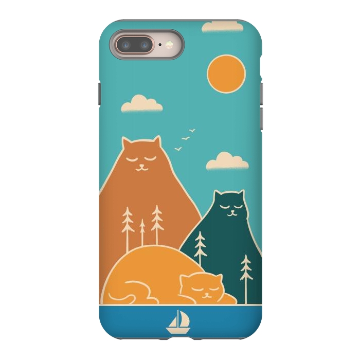 iPhone 7 plus StrongFit Cats mountains nature by Coffee Man