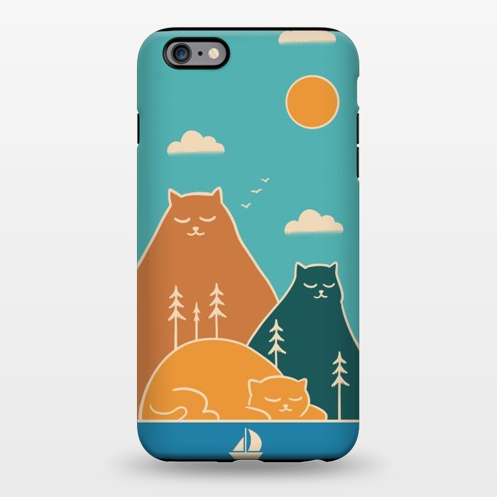 iPhone 6/6s plus StrongFit Cats mountains nature by Coffee Man