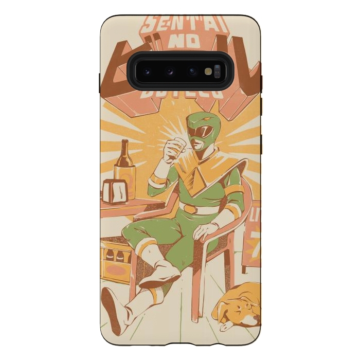 Galaxy S10 plus StrongFit Sentai on the Bar by Ilustrata