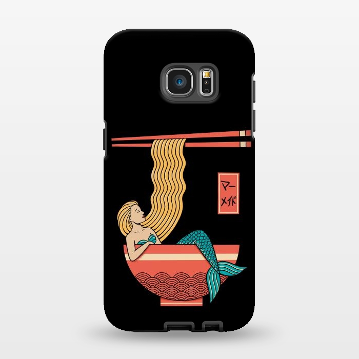 Galaxy S7 EDGE StrongFit Mermaid Ramen by Coffee Man