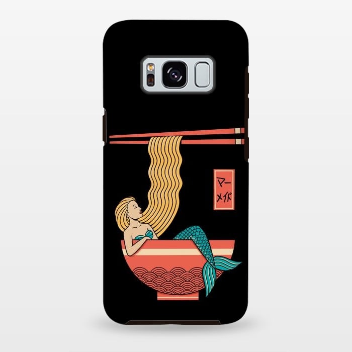 Galaxy S8 plus StrongFit Mermaid Ramen by Coffee Man