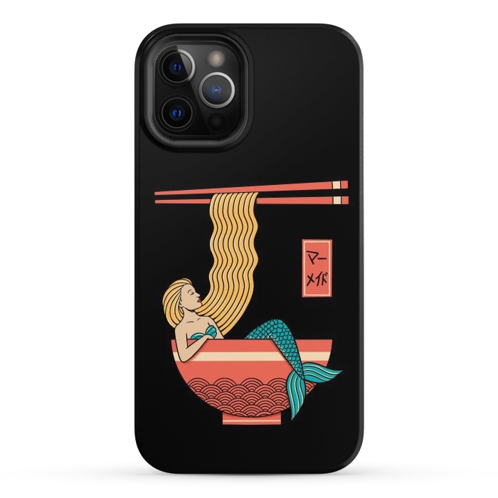 iPhone 12 Pro StrongFit Mermaid Ramen by Coffee Man