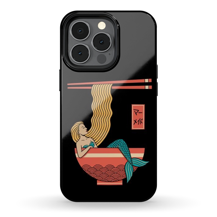 iPhone 13 pro StrongFit Mermaid Ramen by Coffee Man