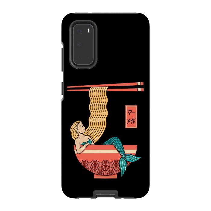 Galaxy S20 StrongFit Mermaid Ramen by Coffee Man