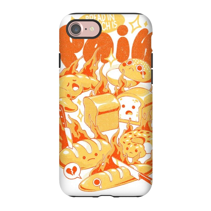 iPhone 7 StrongFit French Bread by Ilustrata
