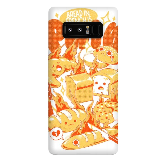 Galaxy Note 8 StrongFit French Bread by Ilustrata