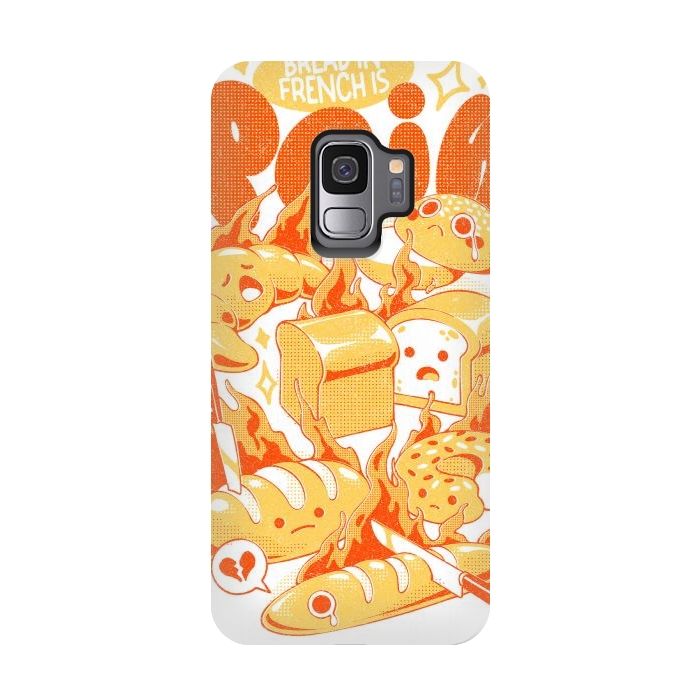Galaxy S9 StrongFit French Bread by Ilustrata