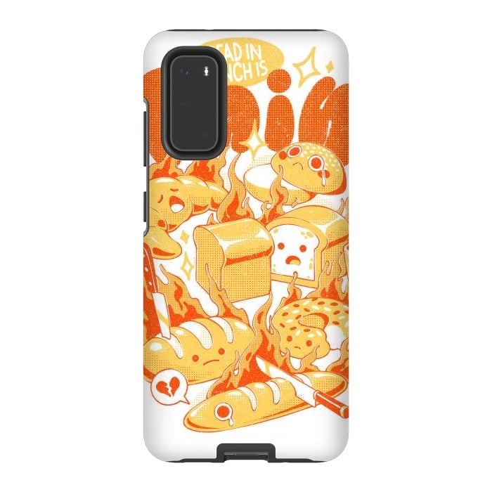 Galaxy S20 StrongFit French Bread by Ilustrata