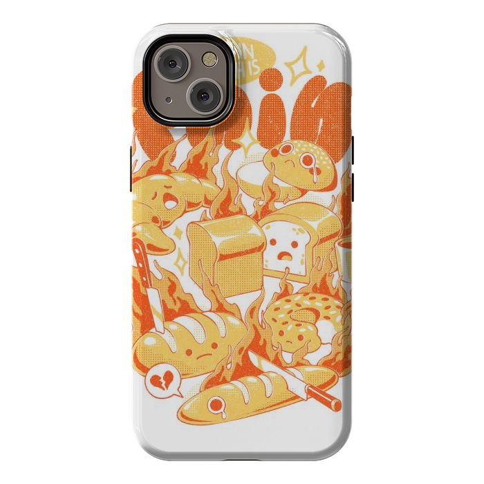 iPhone 14 Plus StrongFit French Bread by Ilustrata