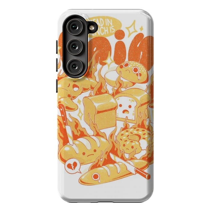 Galaxy S23 Plus StrongFit French Bread by Ilustrata