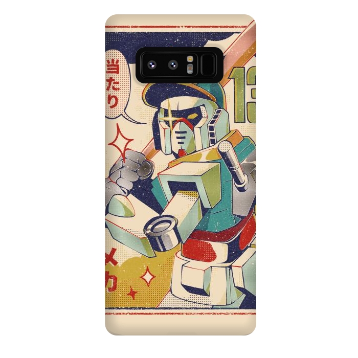 Galaxy Note 8 StrongFit Baseball Mecha by Ilustrata