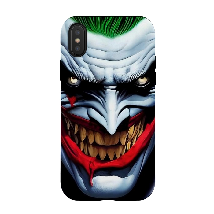 iPhone Xs / X StrongFit Why so Serious? by Mitxel Gonzalez