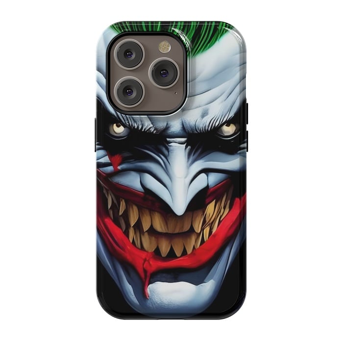 iPhone 14 Pro StrongFit Why so Serious? by Mitxel Gonzalez