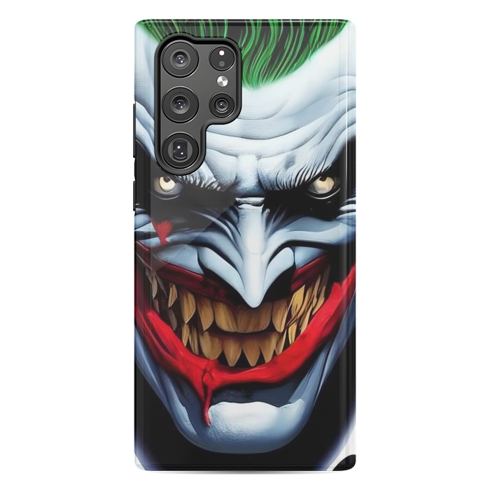 Galaxy S22 Ultra StrongFit Why so Serious? by Mitxel Gonzalez