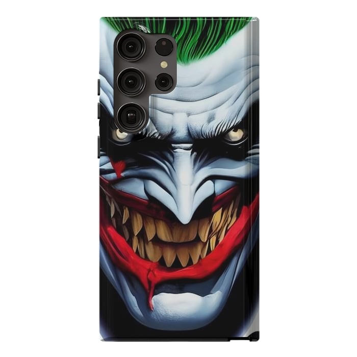 Galaxy S23 Ultra StrongFit Why so Serious? by Mitxel Gonzalez