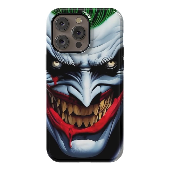 iPhone 14 Pro max StrongFit Why so Serious? by Mitxel Gonzalez