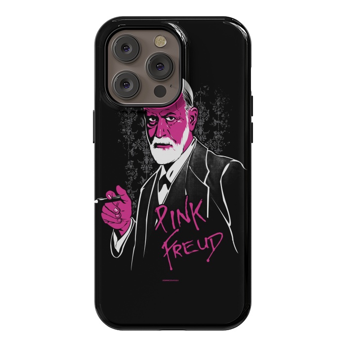 iPhone 14 Pro max StrongFit Pink Freud by Draco