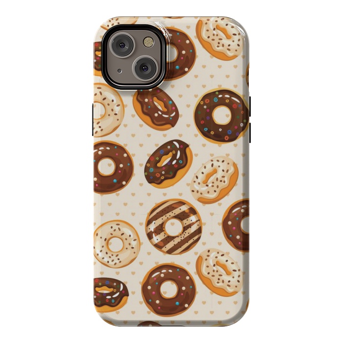 iPhone 14 Plus StrongFit chocolate donut love by MALLIKA