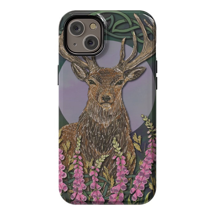 iPhone 14 Plus StrongFit Woodland Stag by Lotti Brown