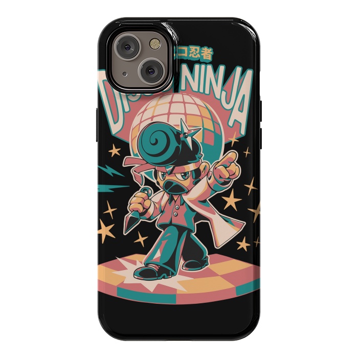 iPhone 14 Plus StrongFit Disco Ninja  by Ilustrata