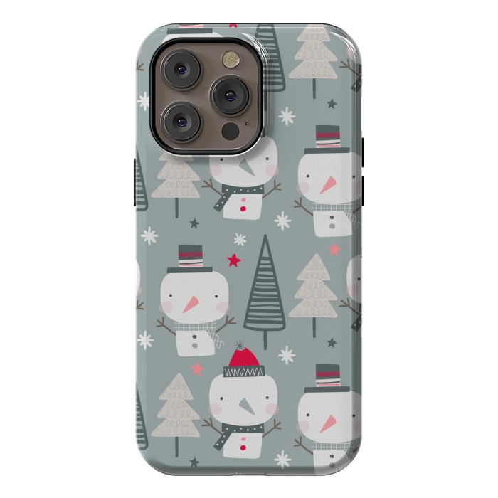 iPhone 14 Pro max StrongFit xmas snowman  by haroulita